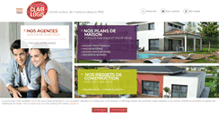 Desktop Screenshot of maisonsclairlogis.fr